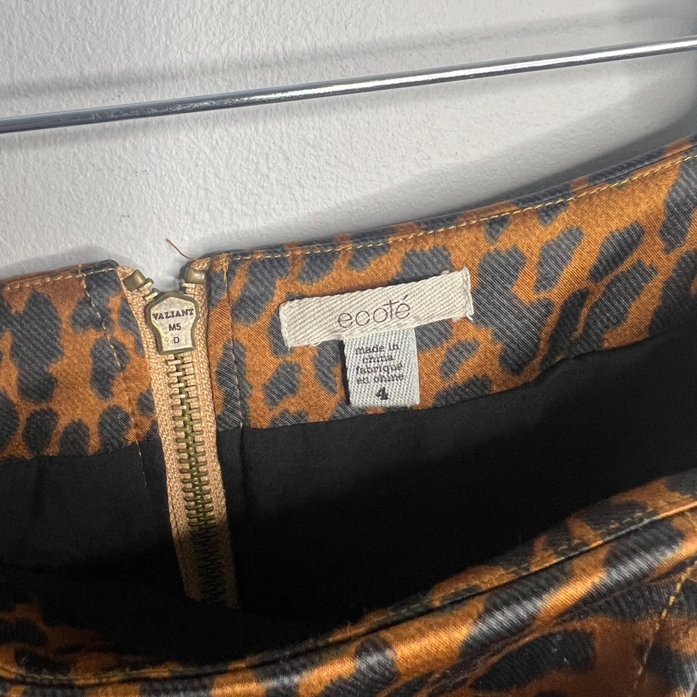 Cheetah Print Ecote Urban Outfitters Mini Skirt - Picture 7 of 10